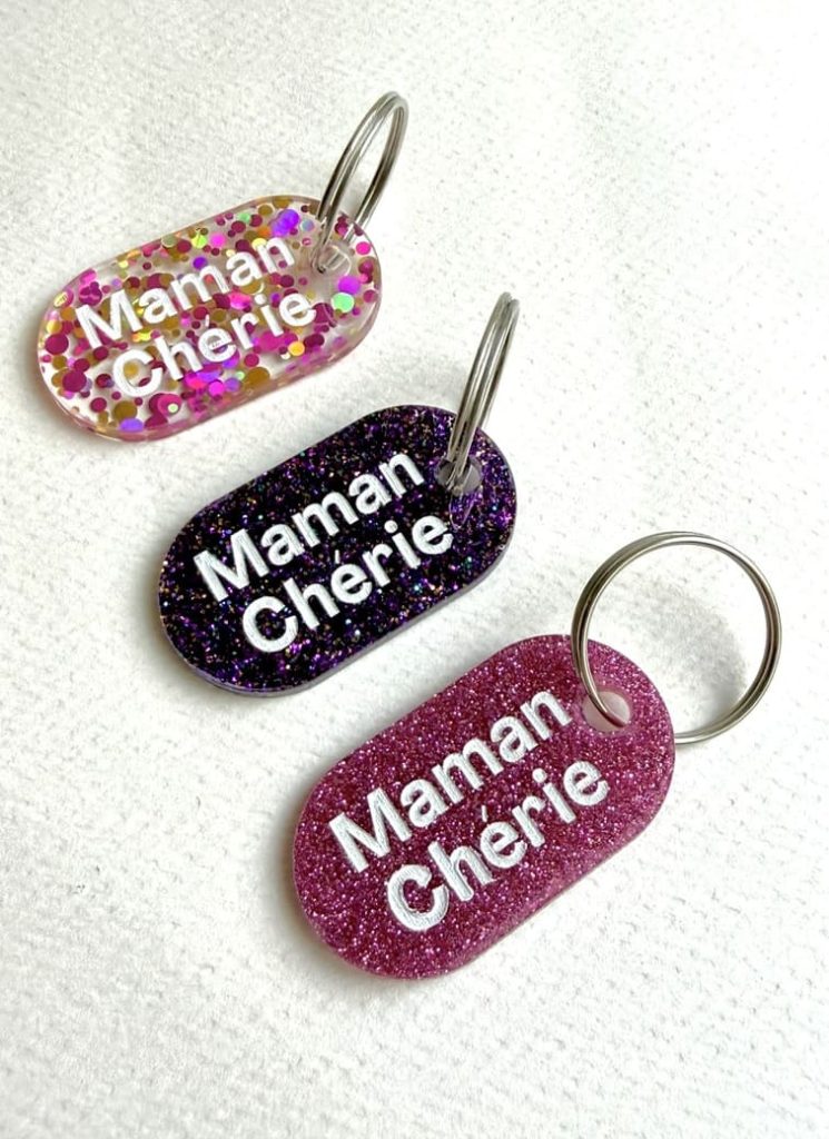 Porte clé maman chérie - cadeau original